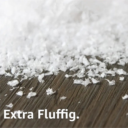 Kunstschnee Dekoschnee täuschend echt & weich - ca. 1000 ml fluffiger Schnee - glitzernder Streuschnee