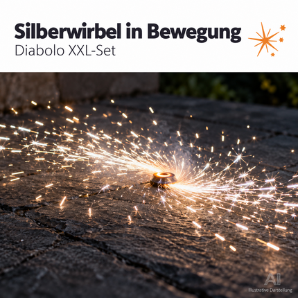 Diabolo XXL Party-Set – 70 Teile für Silvester 2027 & Neujahr | Sicheres Set (Diabolo)