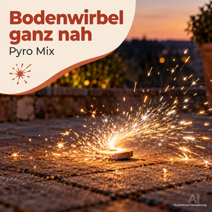 Feuerwerk- und Silvester-Set 2027 – perfekt für Partys, Neujahr und festliche Anlässe voller Fun und Atmosphäre - Set mit 90 Teilen (Pyro Mix)