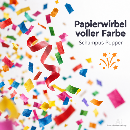 20x Party Schampus Popper Schampusknaller Tischfeuerwerk Partypopper