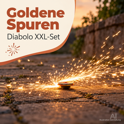Diabolo XXL Set 70 Teile – Jugendspaß und Tischartikel Kat. F1 für Partys, Silvester und Jugendliche & Kinder 2027 - Jugendfeuerwerk
