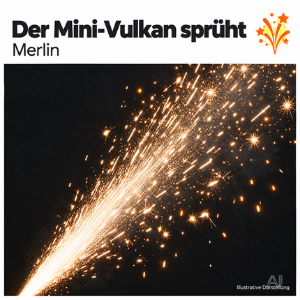 Silvester- und Feuerwerk-Set 2027 – inklusive Wunderkerzen, Knallerbsen und Partyartikeln - Set mit 170 Teilen (Merlin)