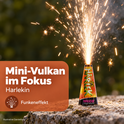 Neujahrs-Partyset mit Feuerwerks-Highlights – ideal für Silvester, Festlichkeiten und stimmungsvolle Feiern - Set mit 150 Teilen (Harlekin)