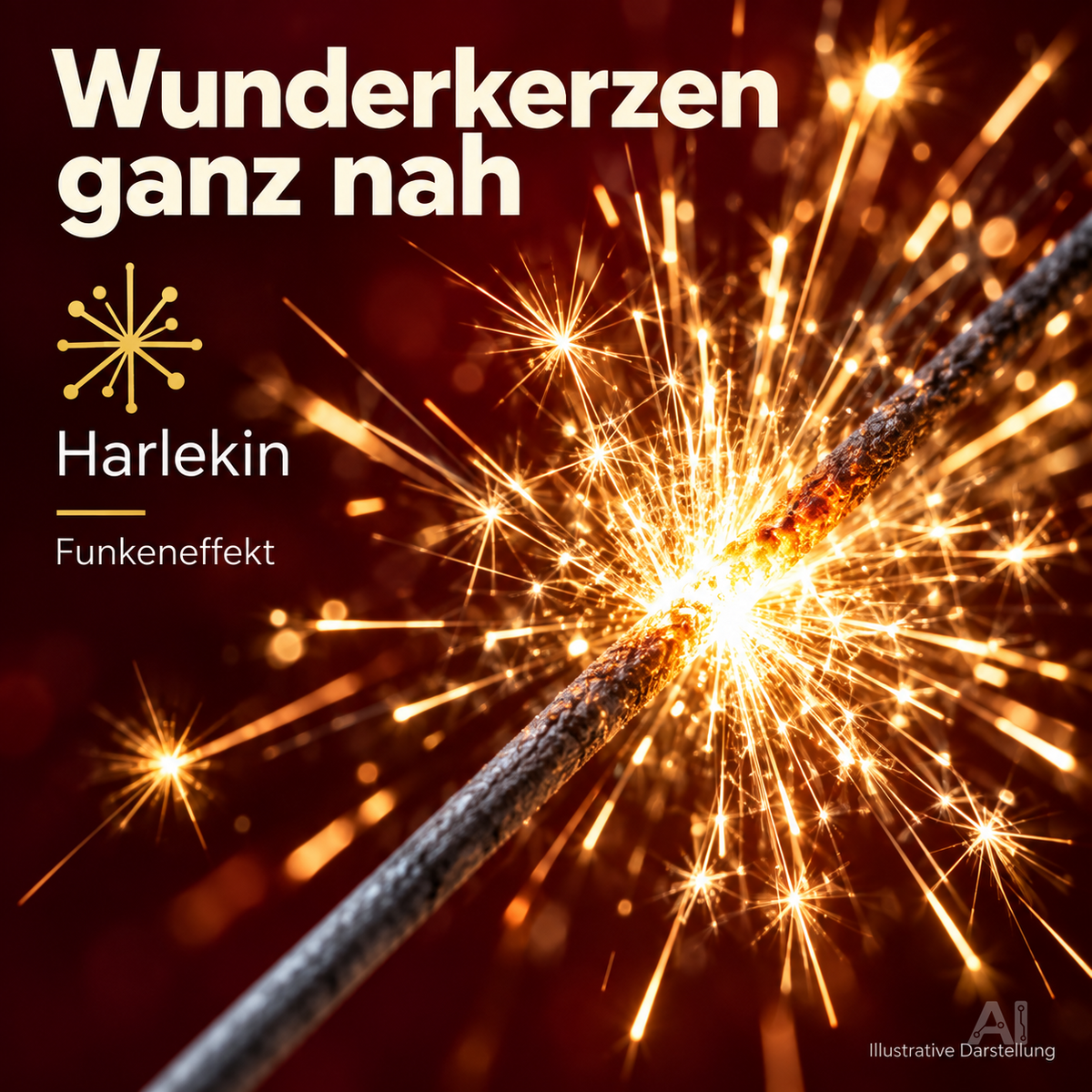 Silvester-Set für unvergessliche Neujahrsfeiern – mit Feuerwerksartikeln, Wunderkerzen und Knallerbsen - Set mit 150 Teilen (Harlekin)