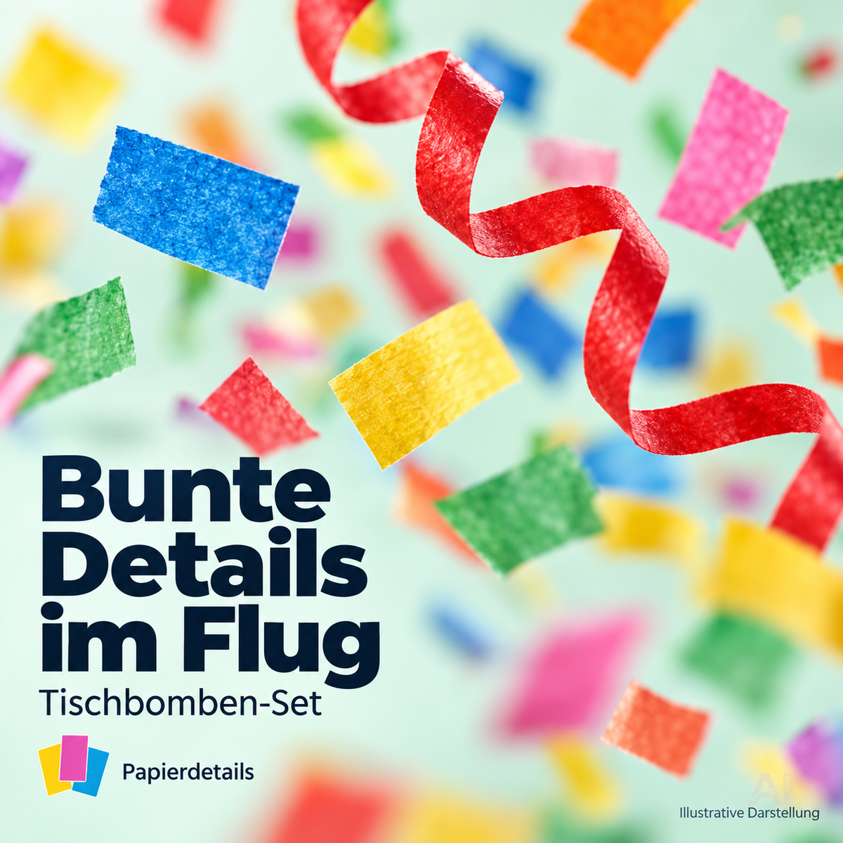 4er Tischbomben Party Set Partypopper für Silvester & Partys, Jugendfeuerwerk Kat. F1 für Kinder & Jugendliche 2027 - Jugendfeuerwerk