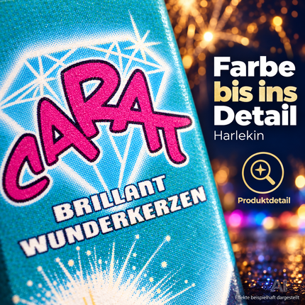 Silvester-Set für unvergessliche Neujahrsfeiern – mit Feuerwerksartikeln, Wunderkerzen und Knallerbsen - Set mit 150 Teilen (Harlekin)
