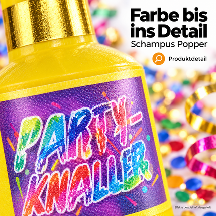 20x Party Schampus Popper Schampusknaller Tischfeuerwerk Partypopper