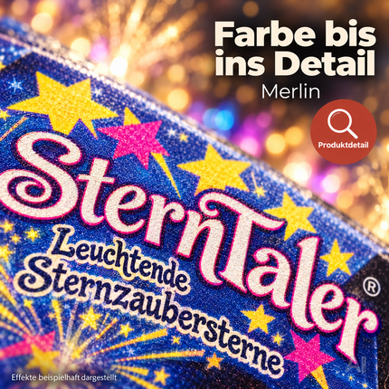 Silvester-Feuerwerk 2027 – vielseitiges Set für Neujahrsfeiern mit Wunderkerzen, Knallerbsen und festlicher Stimmung (Merlin)