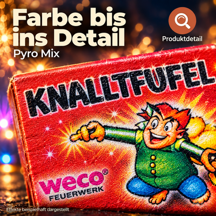 Feuerwerk- und Silvester-Set 2027 – perfekt für Partys, Neujahr und festliche Anlässe voller Fun und Atmosphäre - Set mit 90 Teilen (Pyro Mix)