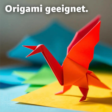 100x Buntes Papier - 140 gsm Bastelpapier Tonpapier Buntpapier 140 g/m²