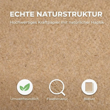 100x Kraftpapier 160 g/m² DIN A4 braunes Papier aus Kartonpapier – Verpackung 7