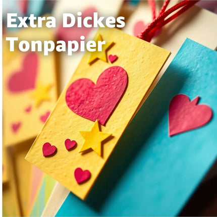 100x Papier Tonpapier Buntpapier 230 g/m² - A4 Kopierpapier Druckerpapier