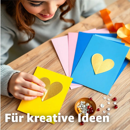 100x Papier Tonpapier Buntpapier 230 g/m² - A4 Kopierpapier Druckerpapier
