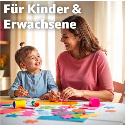 100x Papier bunt - 120 g/m² - Bastelpapier & Buntpapier - für Drucker & Basteln - Tonpapier & Tonkarton