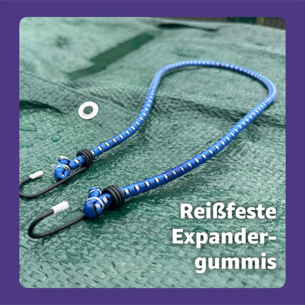 10x Allzweck Expander & Gepäckspanner Set in versch. Längen für Camping & Auto & Fahrrad - Spanngurte & Spanngummi