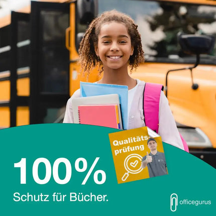 10x Buchumschlag Hefthülle Schutzhülle Einband DIN A4 - transparent klar