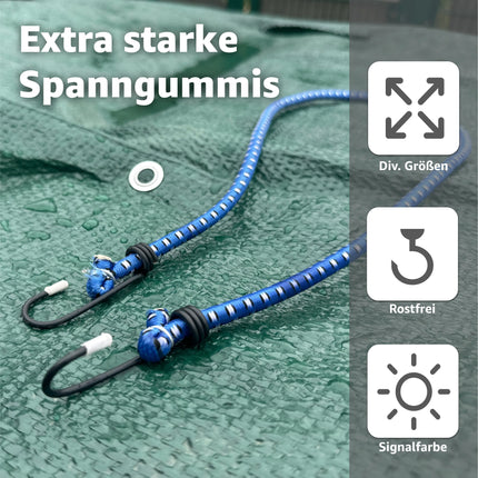 10x Expander Set Gepäckspanner zur Befestigung mit Spanngurte Spanngummi bei Transport, Camping