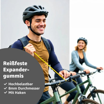 10x Expander Set Gepäckspanner zur Befestigung mit Spanngurte Spanngummi bei Transport, Camping