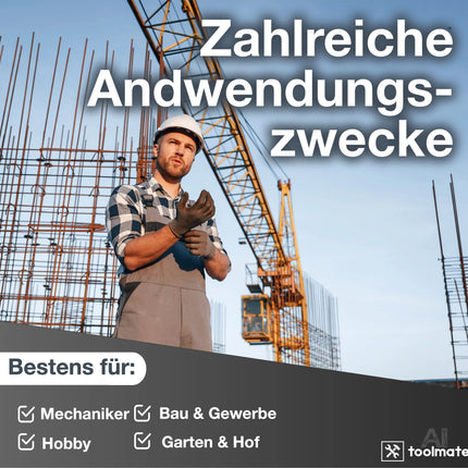 10x Paar Arbeitshandschuhe - Gartenhandschuhe Einheitsgröße 7-11