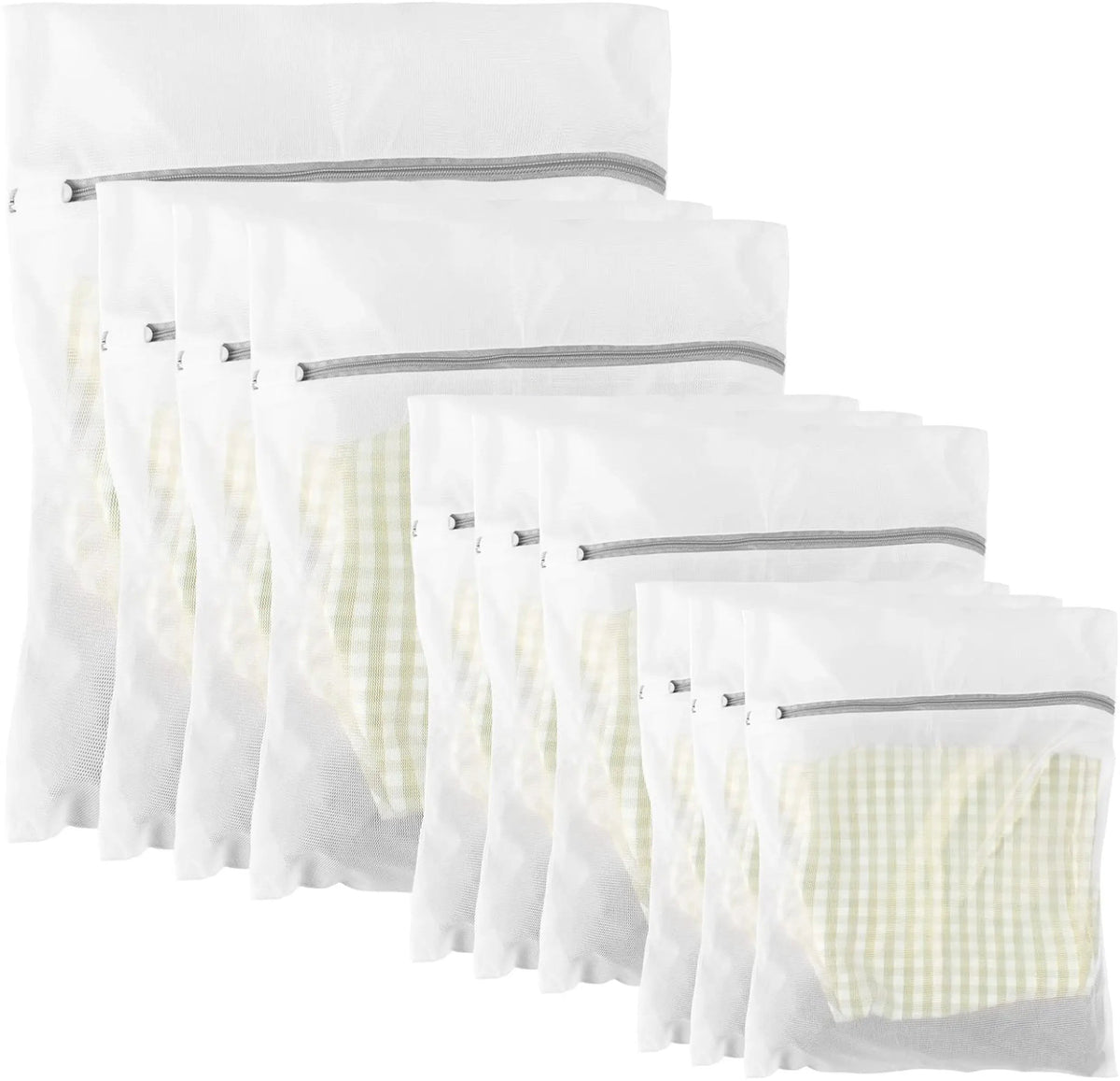 10x Premium Wäschenetz Set - Netz für Waschmaschine- Wäschesack