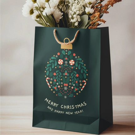 12 XXL Weihnachtstaschen Geschenktaschen für einzigartige Geschenke
