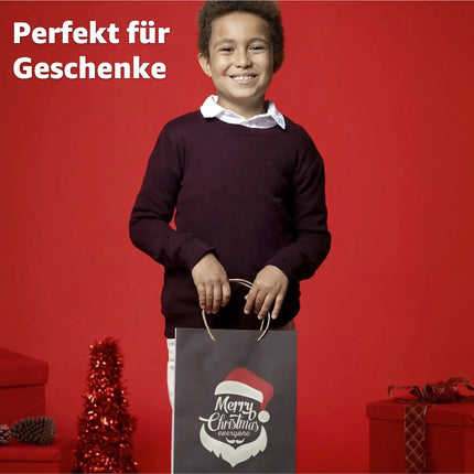 12 XXL Weihnachtstaschen Geschenktaschen für einzigartige Geschenke