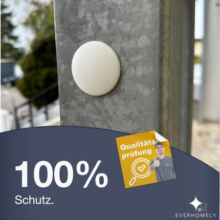 12x Wandpuffer Gummipuffer Tür weiß - ⌀ 4 cm - Wand & Tür & Toilettendeckel – Detailansicht 5
