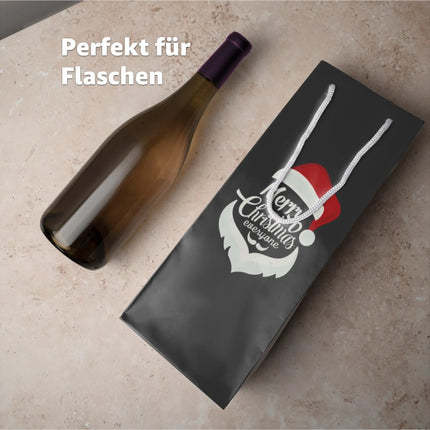 12x Flaschentüten & Weihnachtstaschen für Weihnachten - Bottle Bag - Weintragetaschen