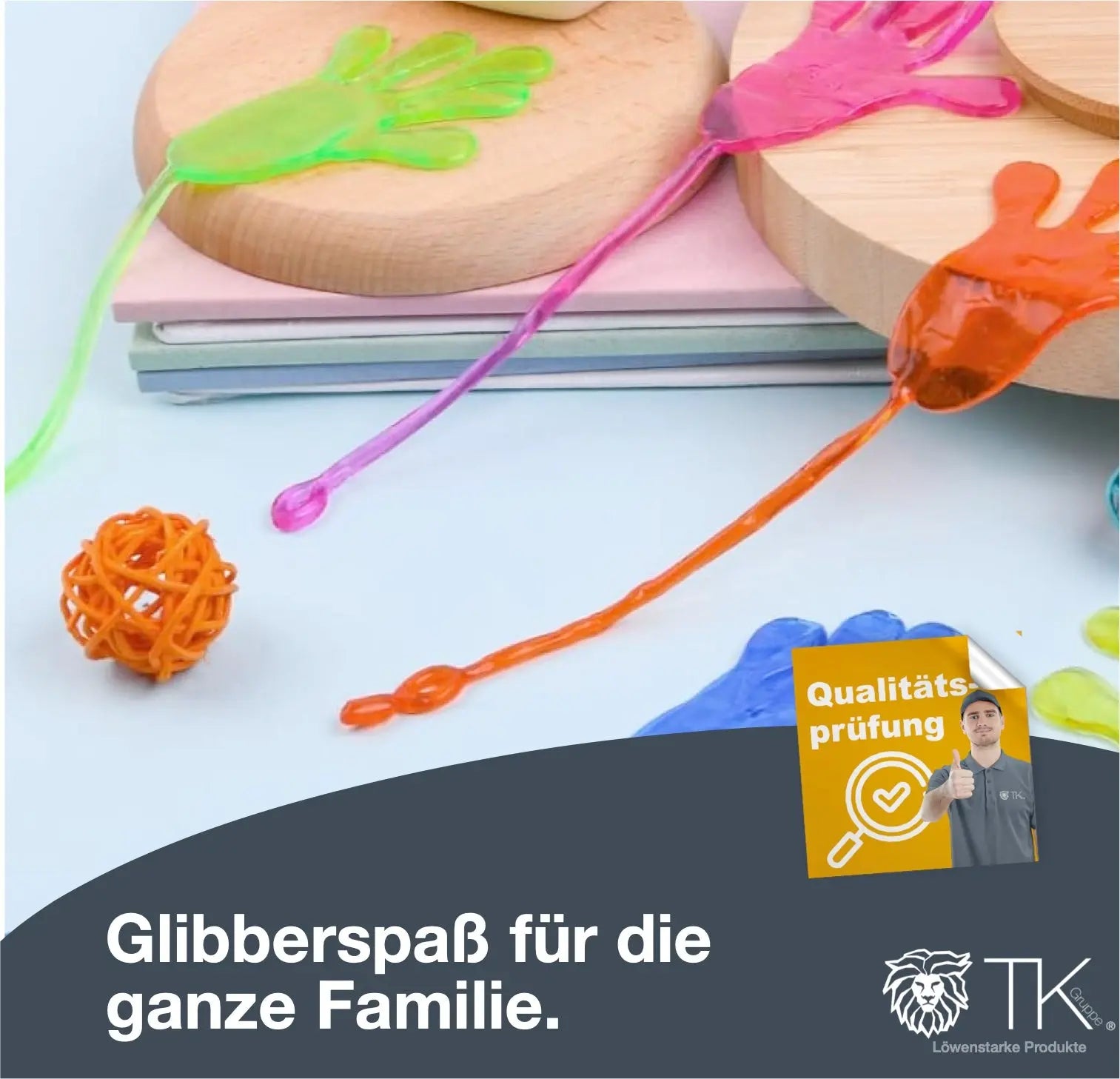 Glibber Hand 12x Klatschhand Kinder Bunte Glibberhand Mitgebsel - Giveaway - - TK ...