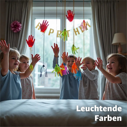 12x Klatschhand Kinder Bunte Glibberhand Mitgebsel - Giveaway -