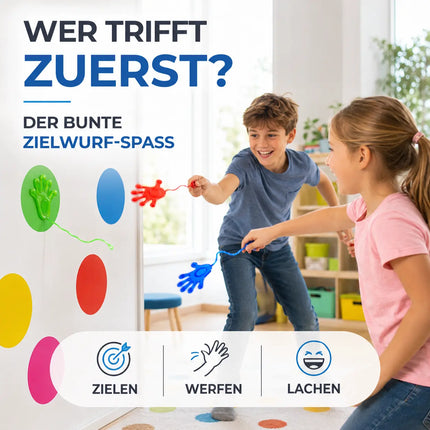 12x Klatschhand Kinder Bunte Glibberhand Mitgebsel - Giveaway -
