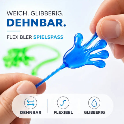 12x Klatschhand Kinder Bunte Glibberhand Mitgebsel - Giveaway -