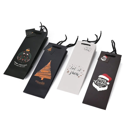 12x XXL Flaschentüten Weihnachten Bootle Bag Flaschen Weihnachten