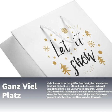 12x XXL Weihnachtstaschen Geschenktüten Weihnachtstüte Geschenktaschen Modern