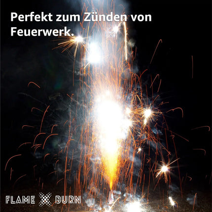 1x Zündschnur und Anzündlitze 10 Meter, ca. 60 Sekunden pro Meter, BAM 3541/13 & BAM3540, ideal für Pyrotechnik, Silvester und besondere Anlässe