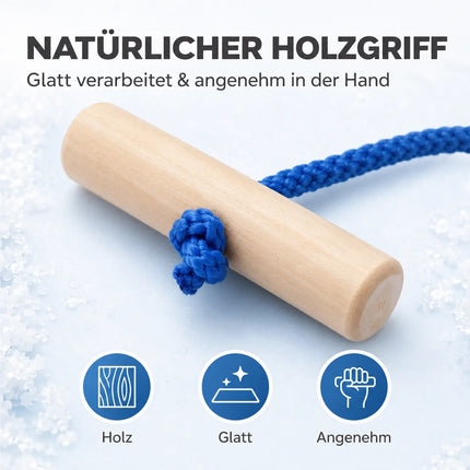 150 cm Schlittenseil - Zugseil - Perfekt für Schlitten & Bob