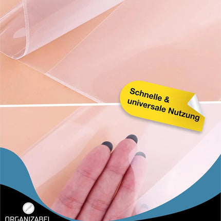 15x Buchumschlag DIN A4 transparent - Buchhülle & Umschlag durchsichtig & klar- für Bücher, Hefte, Buchschoner & Hefthülle