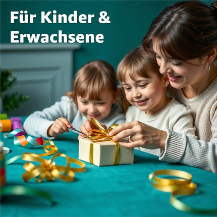 18er Ringelband Set mit bunten Farben je 20 Meter - Geschenkband Kräuselband