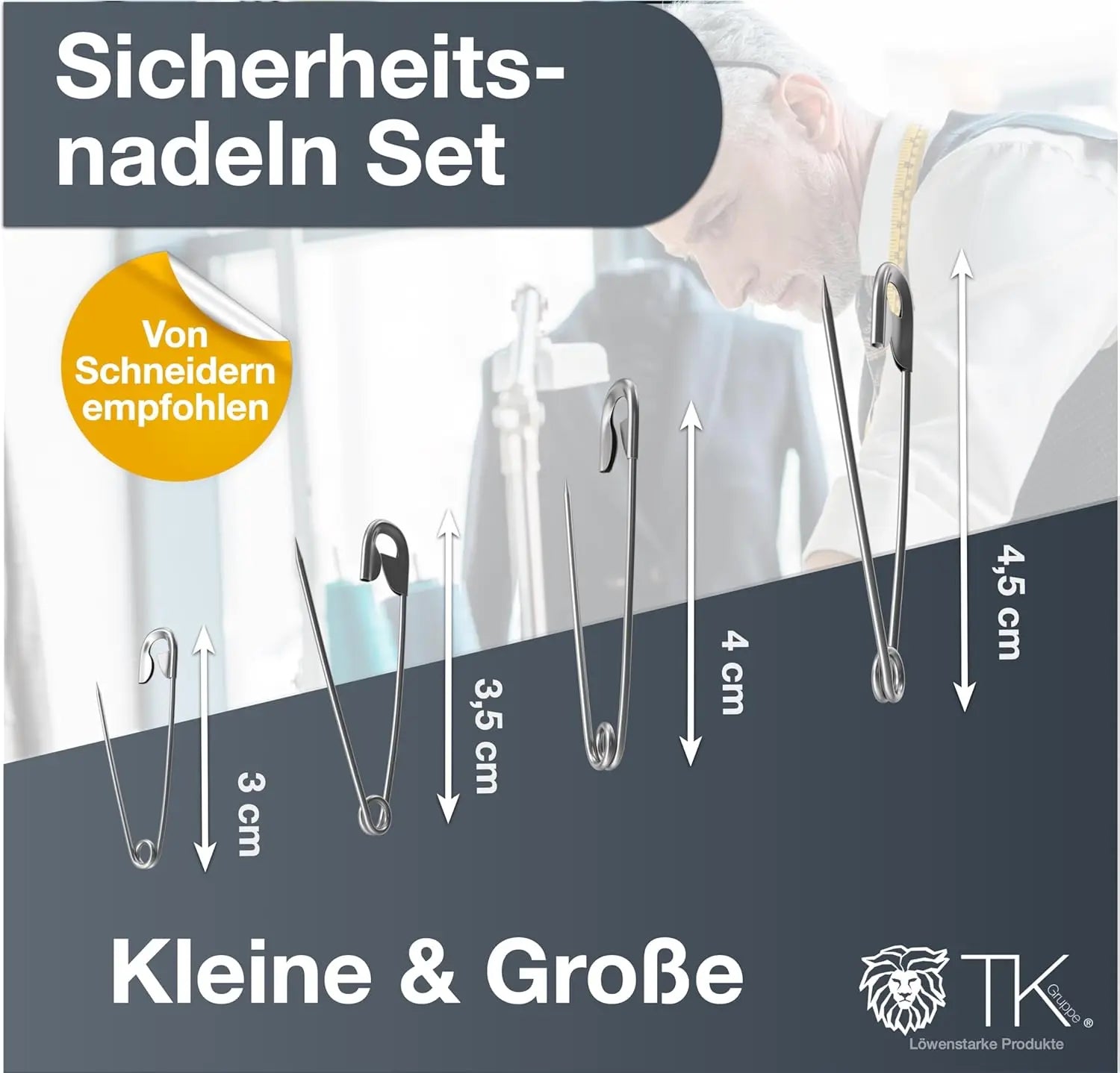 sonnensegel nähen welche nadel 200x Stück Sicherheitsnadeln Mix - Klein & Groß