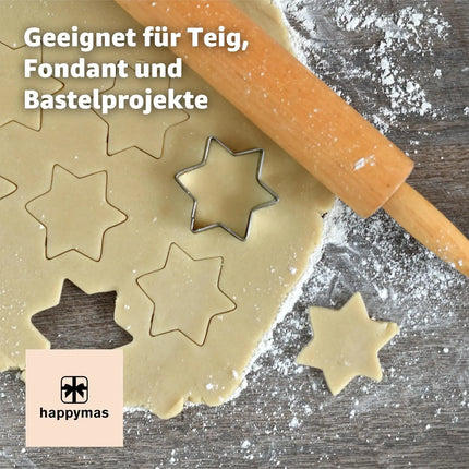 20er Keksausstecher Weihnachten Plätzchenausstecher Steckform Ausstechform zum Backen Set - Weihnachten & XMAS - Keksausstecher & & Ausstecher