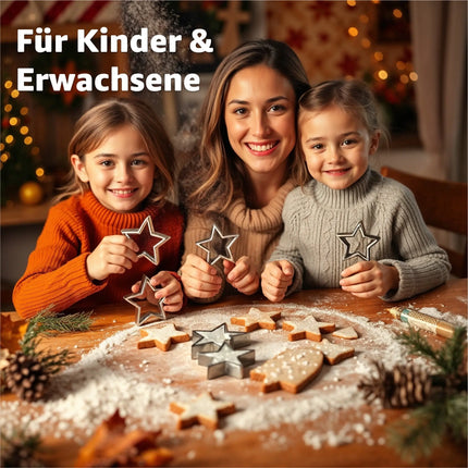 20er Keksausstecher Weihnachten Plätzchenausstecher Steckform Ausstechform zum Backen Set