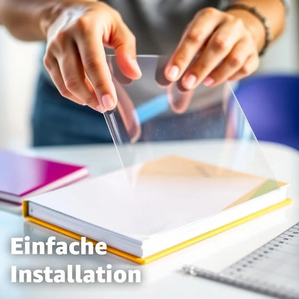 20x Buchumschlag klar & transparent Umschlag & Hefthülle Buchschoner - DIN A4 – ideal für den Schutz von Büchern, Heften, Schulbüchern und Notizbüchern