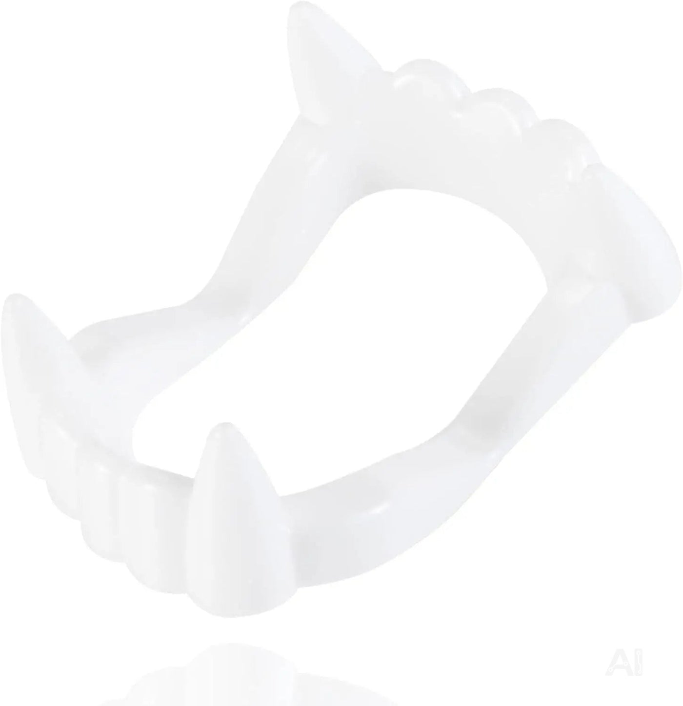 20x Kinder Vampirzähne: Sicheres & stabiles Aufsteckgebiss für Dracula- und Vampirkostüme - Ideal für Halloween und Fasching