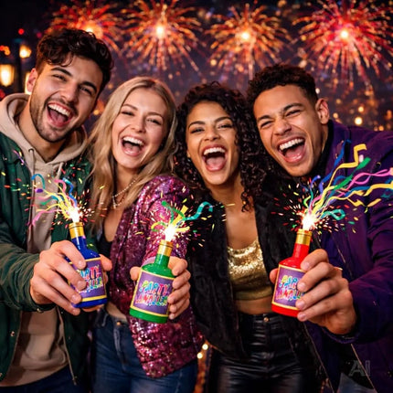 20x Party Schampus Popper Schampusknaller Tischfeuerwerk Partypopper