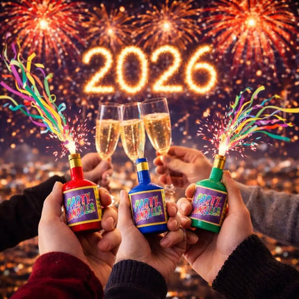 20x Party Schampus Popper Schampusknaller Tischfeuerwerk Partypopper