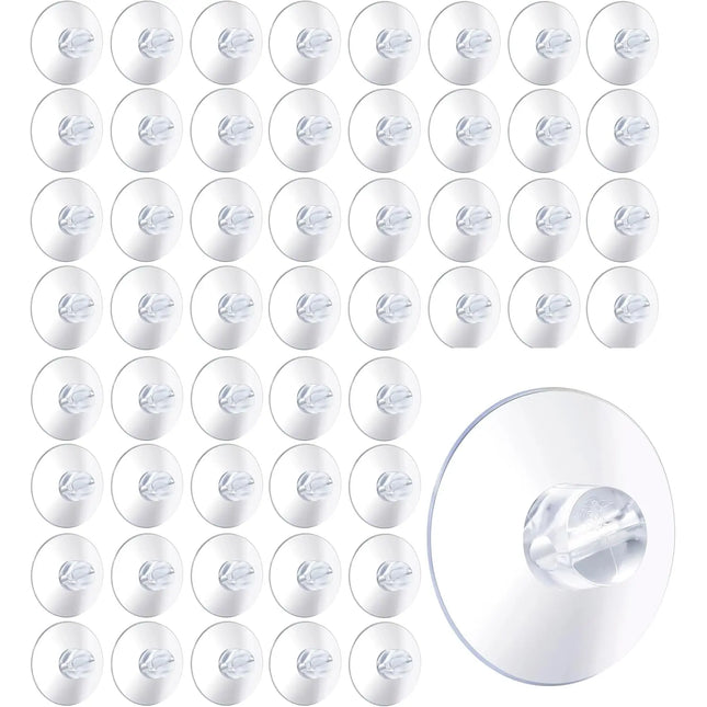 20x Saughaken - Saugnäpfe für Lichterketten - Saugnapfhalter mit Schlitz für Fenster & Scheibe - Haken zur Halterung