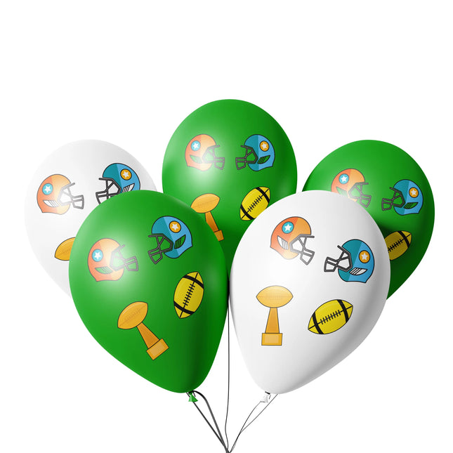 25x Super Bowl Luftballons Ballons Deko Dekoration Party Set American Football