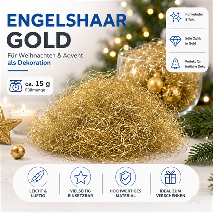 Goldfarbenes Engelshaar