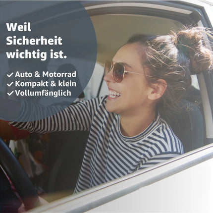 2er Notfallhammer Nothammer Set - mit Gurtschneider - Gurtmesser für Auto - TK Gruppe® Offizieller Onlineshop