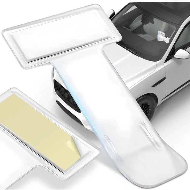 2er Set Parkscheinhalter Clip - Halterung für Parkschein, Parkausweis - Zettelhalter für Auto